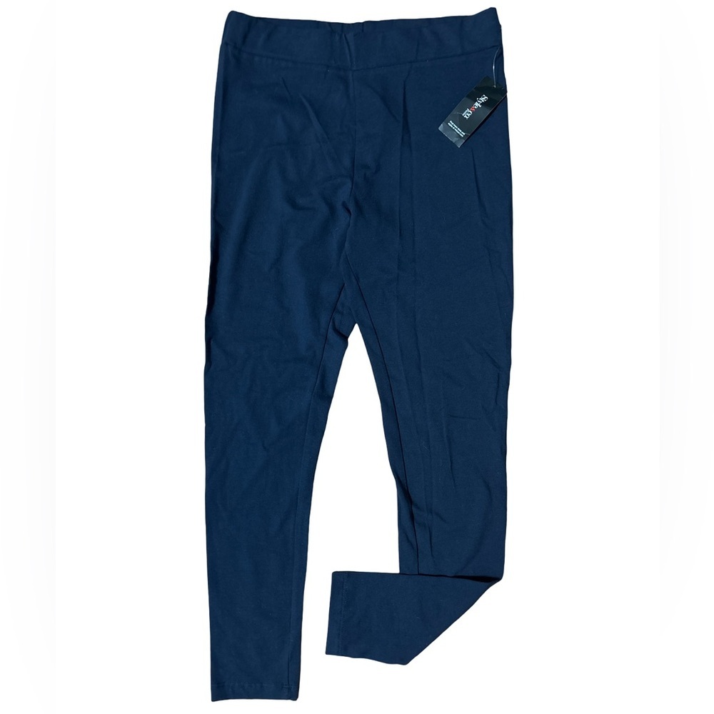 Style & Co Womens Navy Cotton Full Length Leggings
